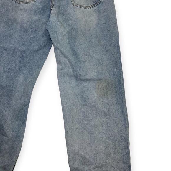 PrettyLittleThing Women’s US 6 Blue Distressed Straight Leg Denim Jeans - Picture 6 of 8